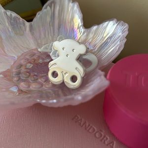 TOUS Bear silver Baby Pacifier Clip